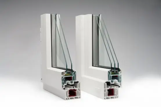 شیشه دوجداره و سه جداره در فریم پنجره upvc