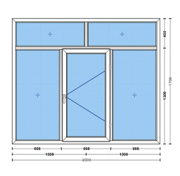 محاسبه قیمت پنجره دوجداره سه لنگه تک لنگه بازشو گروه تخصصی مایان پنجره
